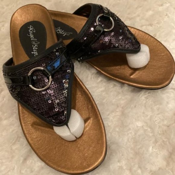 Sequin Flip Flops/Sandals (NWOT) - Picture 5 of 12